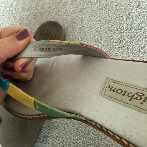 Brighton Orla Thong Colorful Heart Sandals - Picture 4 of 5